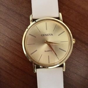GENEVA Faux Leather Watch